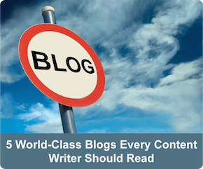 Road sign – blogs for freelance copywriters